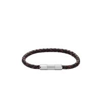 Fossil Knox Men's Silver-Tone Brass Bracelet, JF04918040