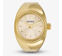 Fossil Ladies Gold Tone Ring Watch ES5246