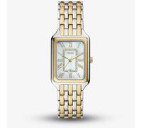 Fossil Ladies Raquel Two Tone Rectangle Dial Watch ES5305