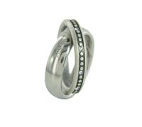 Fossil Ladies Stainless Steel Ring JF84715040 NEW