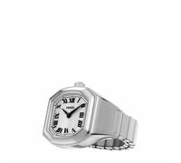 Fossil Ladies Two Hand Octagonal Silver Tone Stainless Steel Harlow Watch Ring