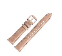 Fossil leather watch strap, 16 mm, beige - ES-4007, LB-ES4007