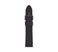 Fossil Litehide Men's Leather Bracelet, 22 mm, black, 22 mm, Casual