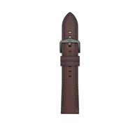 Fossil Litehide Men's Leather Bracelet, 22 mm, brown, 22 mm, Casual