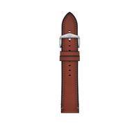 Fossil Litehide Men's Leather Bracelet, 22 mm, red, 22 mm, Casual