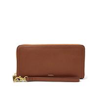 Fossil Logan wallet RFID leather 19 cm brown