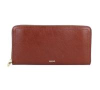 Fossil Logan Wallet RFID protection Genuine Leather 19 cm brown