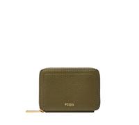 Fossil Logan Zip Card Case, Desert Olive