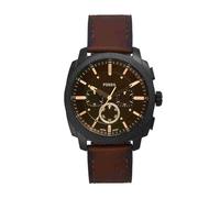 Fossil Machine Men's 44 MM Brown Stainless Steel Watch, FS6101