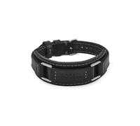 Fossil Machine Men's Black Leather Bracelet, JF04950040