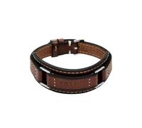 Fossil Machine Men's Brown Leather Bracelet, JF04941040