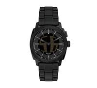 Fossil Machine Watch for Men, 41mm Ana-Digi Bigtic Movement with Stainless Steel or Leather Strap