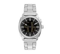 Fossil Machine Watch for Men, 41mm Ana-Digi Bigtic Movement with Stainless Steel or Leather Strap