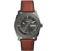 FOSSIL Machine Watch for Men, Quartz Three Hand Date Movement with Stainless Steel or Leather Strap