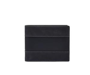 Fossil Men Everett Bifold, Navy, 11.4 L x 1.3 W x 8.9 cm H