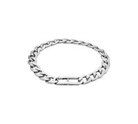 Fossil Men stainless steel Clip on closure bracelet