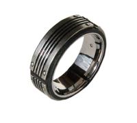 Fossil Men Stainless Steel Ring JF83553 NEW