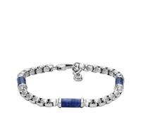 Fossil Men's All Stacked Up Stainless Steel Chain Bracelet, JF04725040
