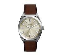 FOSSIL Men's Analog Quartz Watch with Leather Strap FS6071