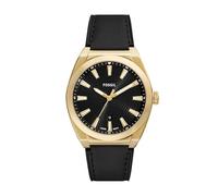 FOSSIL Men's Analog Quartz Watch with Leather Strap FS6089
