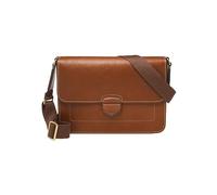 Fossil men's bag Lennox, LiteHide brown leather messenger bag, L: 35.6 cm, W: 5.1 cm, H: 25.4 cm, MBG9613210