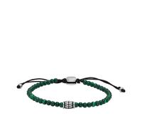 Fossil Men's Beaded Malachite Bracelet Color: Green (Model: JF04415040)