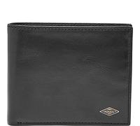Fossil Men's Bifold Coin Pocket Wallet, Black