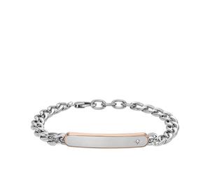 FOSSIL Mens Bracelet CLASSIC JF04395998 Stainless Steel