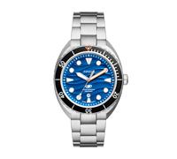 Fossil Men's Breaker Quartz Stainless Steel Three-Hand Watch Color: Silver (Model: FS6064)