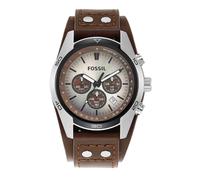 Fossil Men's Coachman Quartz Stainless Steel and Leather Chronograph W