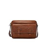 Fossil Greenville Briefcases Messenger Leather 32 cm Laptop compartment brown