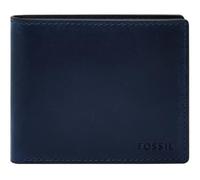 Fossil Men's Derrick Bi-Fold Wallet, Blue, Small