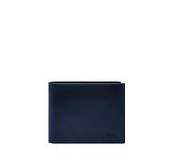 Fossil Men's Derrick Bi-Fold Wallet, Blue, Small