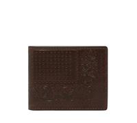 Fossil Men's Derrick Bi-Fold Wallet, Brown, XS