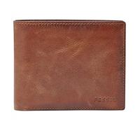 Fossil Wallet for Men Derrick, Leather Bifold brown 11.4 cm L x 2.5 cm W x 9.5 cm H ML3687200