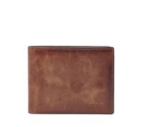 Fossil Men's Derrick RFID-Blocking Leather Bifold Wallet with Flip ID Window