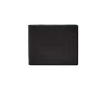 Fossil Mens Derrick RFID Large Coin Pocket Bifold, Black, UK