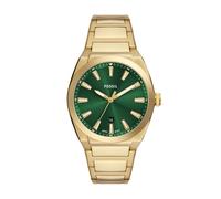 Fossil Men's Everett Three-Hand Date Gold-Tone Stainless Steel Watch