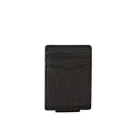 Fossil Men's Ingram Leather Magnetic Card Case with Money Clip Wallet Black (Model: ML3235001)