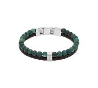 Fossil Men's Jewelry Silver-Tone Stainless Steel Bracelet, JF04854040