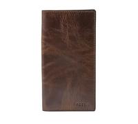Fossil Men's Leather Executive Wallet, Dark Brown, One Size