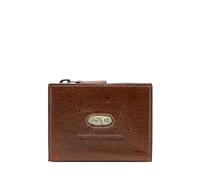 FOSSIL Men's Leather Slim Minimalist Card Case Front Pocket Wallet, Andrew Cognac, One Size