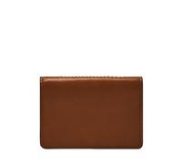 Fossil Men's Leather Slim Minimalist Card Case Front Pocket Wallet, Westover Brown Bifold, One Size, Card Case Wallet