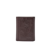 Fossil Men's Leather Trifold Wallet, Neel Brown, One size
