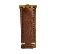 Fossil Men's Leather Wrapped Money Clip, Brown, One Size