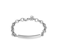 Fossil men's link bracelet Harlow Linear Texture stainless steel, JF04569040