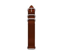 Fossil Men's Watch Strap 22 mm Leather Brown S221521, brown, 22 mm, Casual