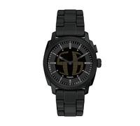 Fossil Men's Machine Big Tic Black Dial Black Stainless Steel Bracelet Watch