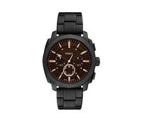 Fossil New Machine Watch for Men, 44mm Quartz Chronograph Movement with Stainless Steel or Leather Strap