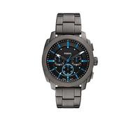 Fossil Men's Machine Chronograph & Gunmetal Stainless Steel Watch & FS6098, Grey, Men Grey
